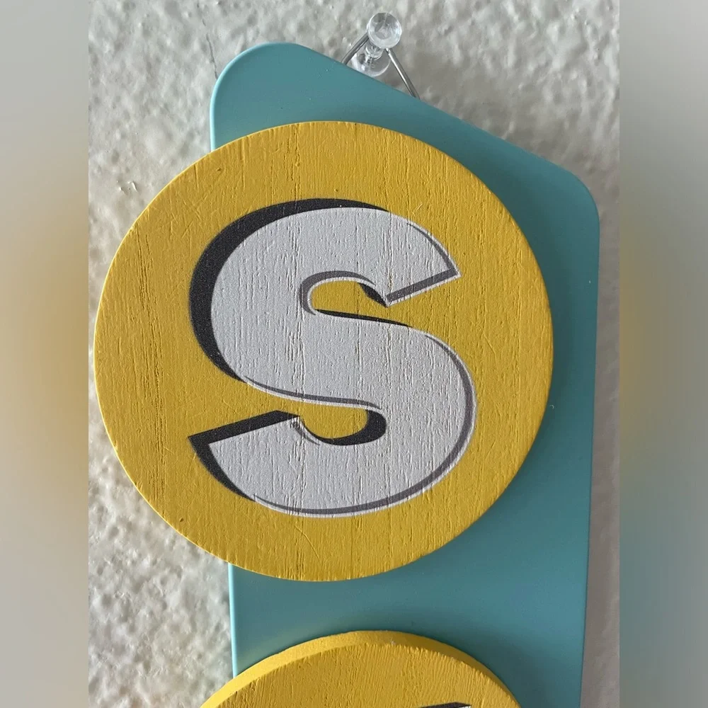 Novelty Wall Decor SUN Motel & Cafe Hanging Sign Target Bullseye